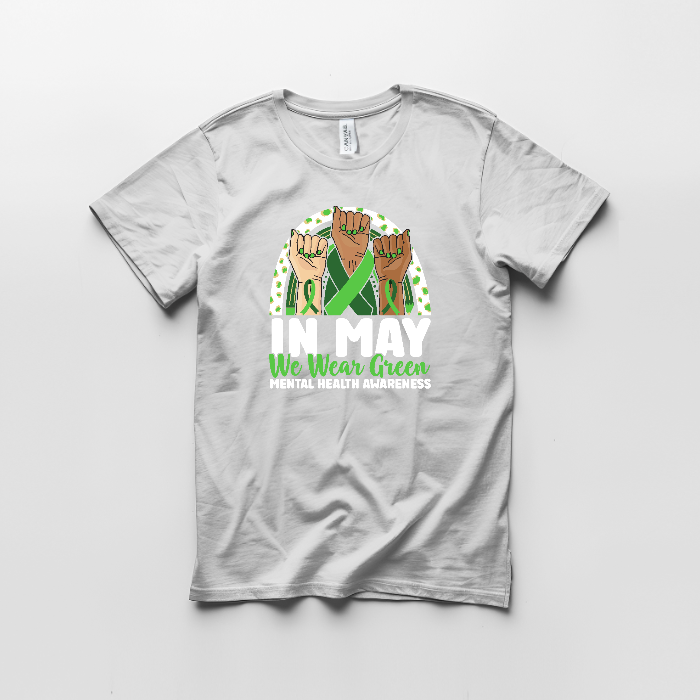 In May we wear Green Hands Graphic T shirt