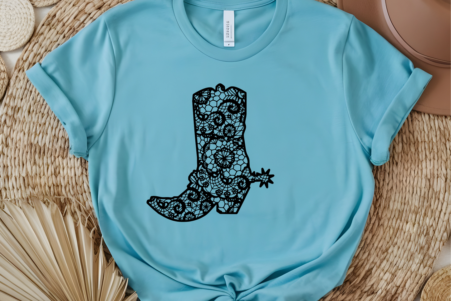 Lace Boot T Shirt