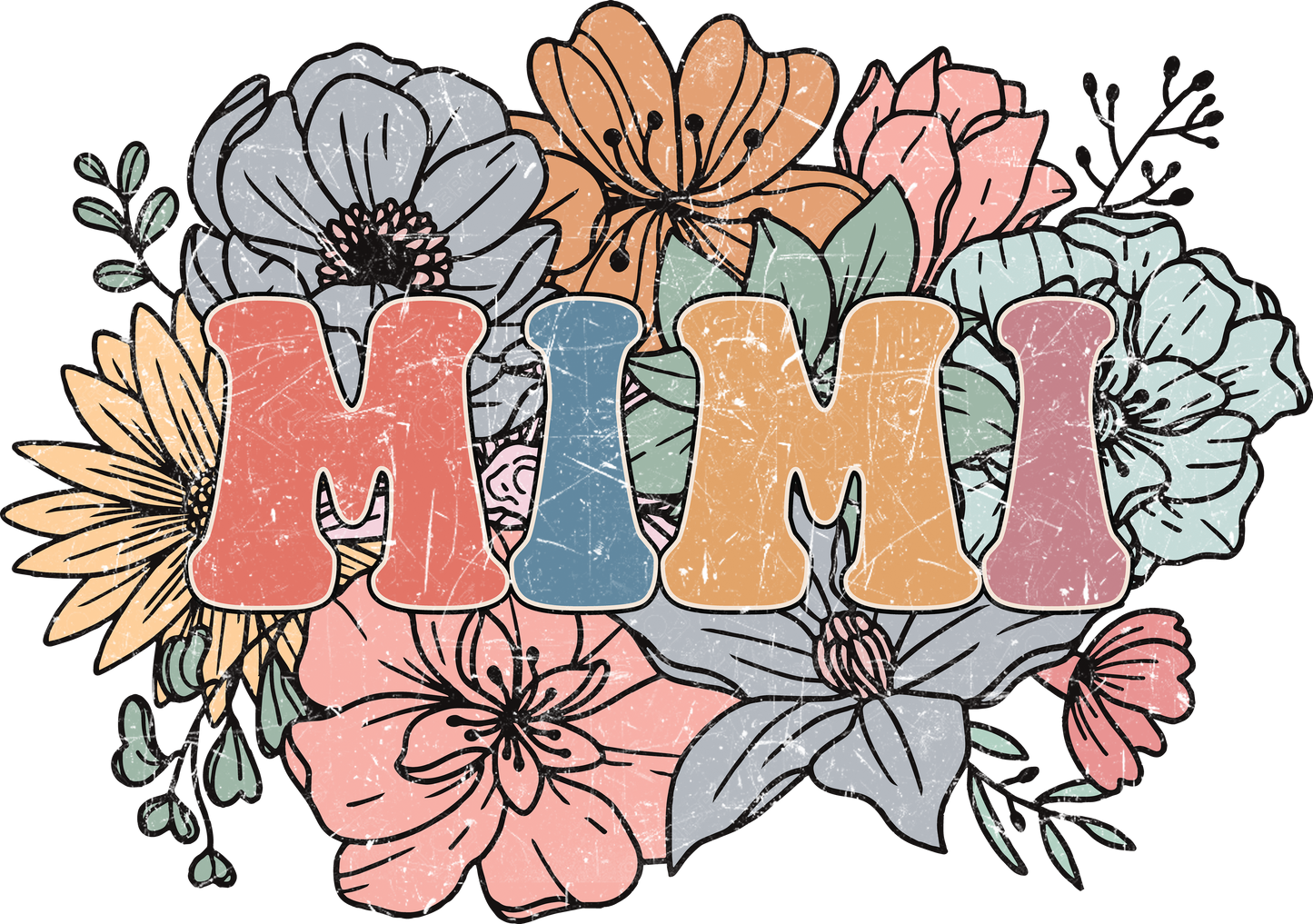 Mimi Floral Graphic T shirt